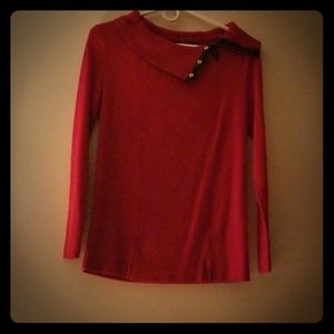Red Long Sleeve top for sale Medium
